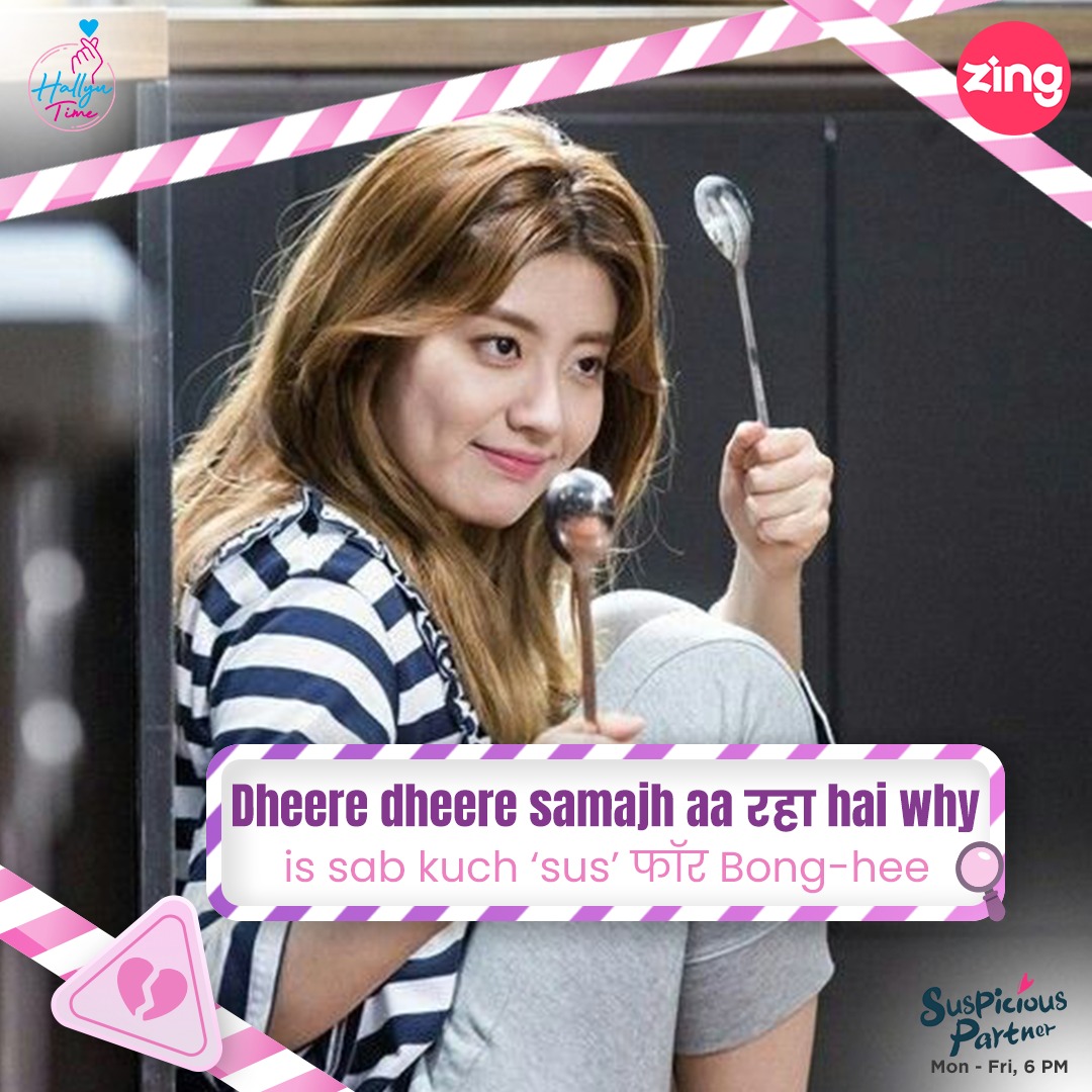 zingtv's tweet photo. #HallyuTime | Dheere धीरे samajh aa रहा hai why is the show called ‘Suspicious Partner’ 🤭
Watch #SuspiciousPartner every Mon - Fri at 6 PM only on Zing 💫 
.
.
.
#suspiciouspartner #jichangwook #thek #kdrama #healer #meltingmesoftly #namjihyun #empresski #StaticContent https://t.co/Xfgi5QxUKE