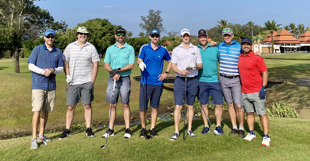 Great pre conference golf session at #phasephuket 🏌️‍♂️#physed <a href="/clos_gm/">Carlos Galvez</a>