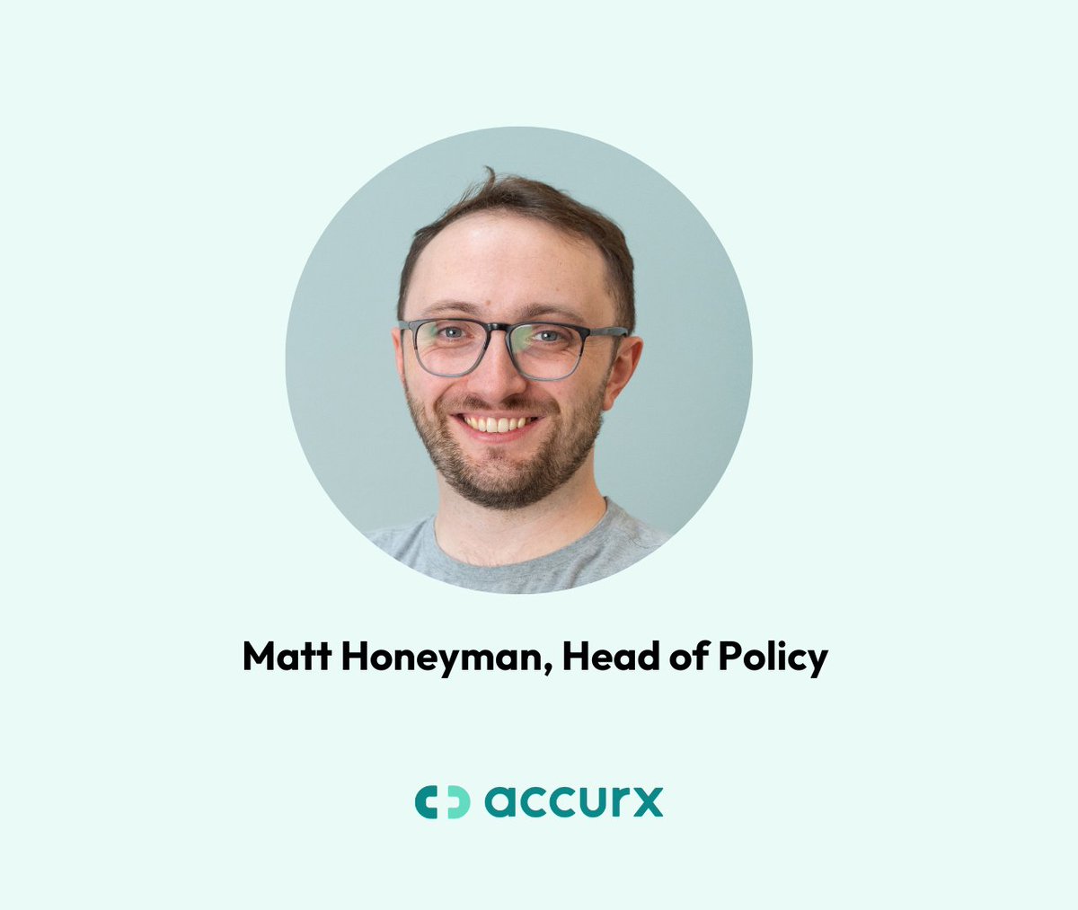 Accurx's tweet image. Meet our Head of Policy, @matt_h 👋
Matt’s expertise on all things healthcare, policy & Accurx helps drive our decision-making and advocacy of the right tech across the healthcare system.
If you're at #Rewired23 next week, come and find him for a chat.