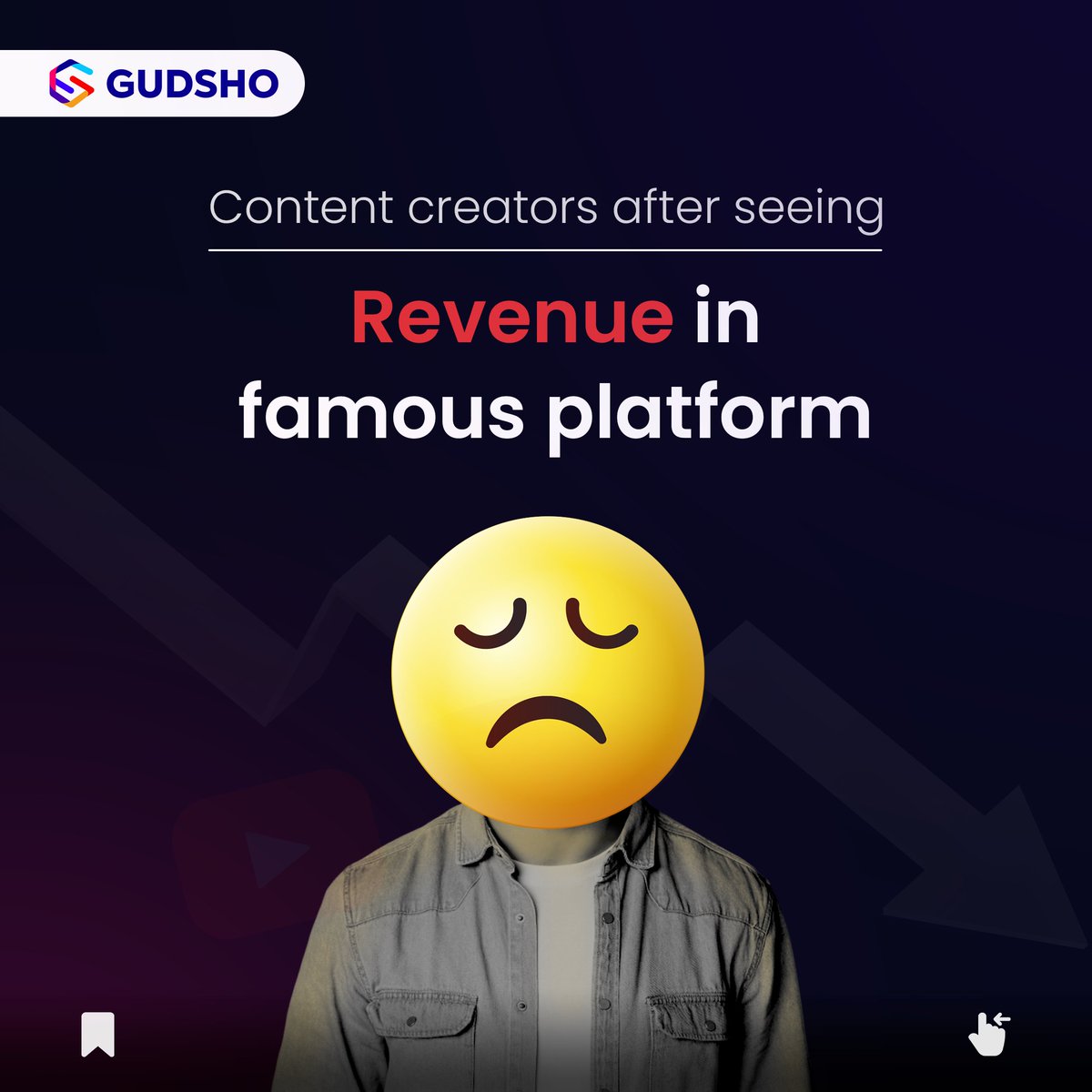 GudShoVideo's tweet image. Emojis and expression go hand in hand, but what about expansion? Decide which emoji you want to be.

#GUDSHO #videomonetization #videocreator #creator #contentcreator #platformforcreators #creatorscommunity #gudshoforcreators #revenue #monetization #youtube #emoji