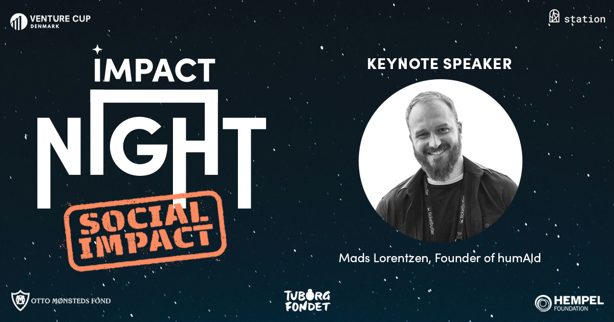 🌟impact NIGHT keynote speaker🌟

Last year's NSC winner is coming back to us, to talk about his journey with his social startup at impact NIGHT, on May 12th.

Secure your (free) spot at lnkd.in/e5Qw8Prp

#supportingfounders #impactNIGHT