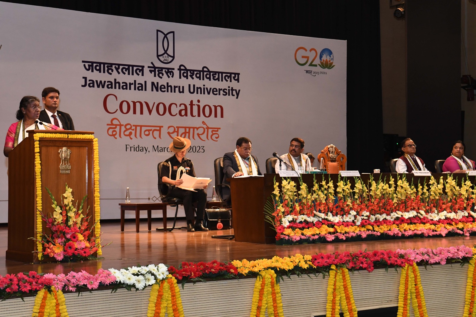 शिक्षा का प्रमुख उद्देश्य चरित्र निर्माण होता है: राष्ट्रपति Character building is the main aim of education: President