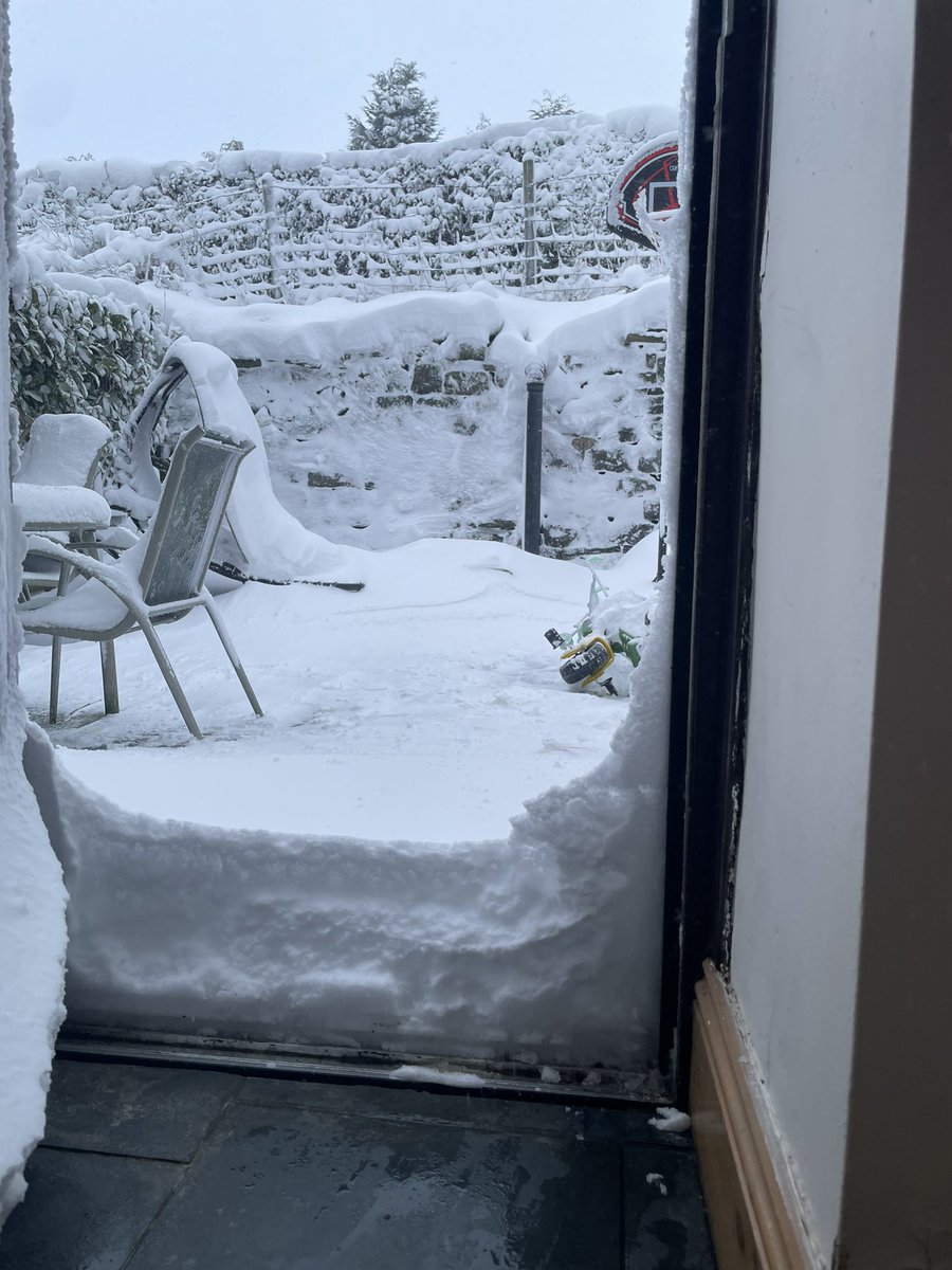 Hoggy80's tweet photo. Even the dog is refusing to go out for a wee! Don't know why https://t.co/2DHOufbQzR