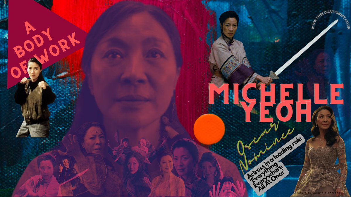 LocationistUk's tweet image. 🎥 In the lead up to #Oscars95  I am celebrating a selection of the acting #oscarnominees #BodyOfWork in #film.  Today is the incredible #MichelleYeoh nominated for her powerful performance in #EverythingEverywhereAllAtOnce  

thelocationist.co.uk 

#oscars  #AcademyAwards