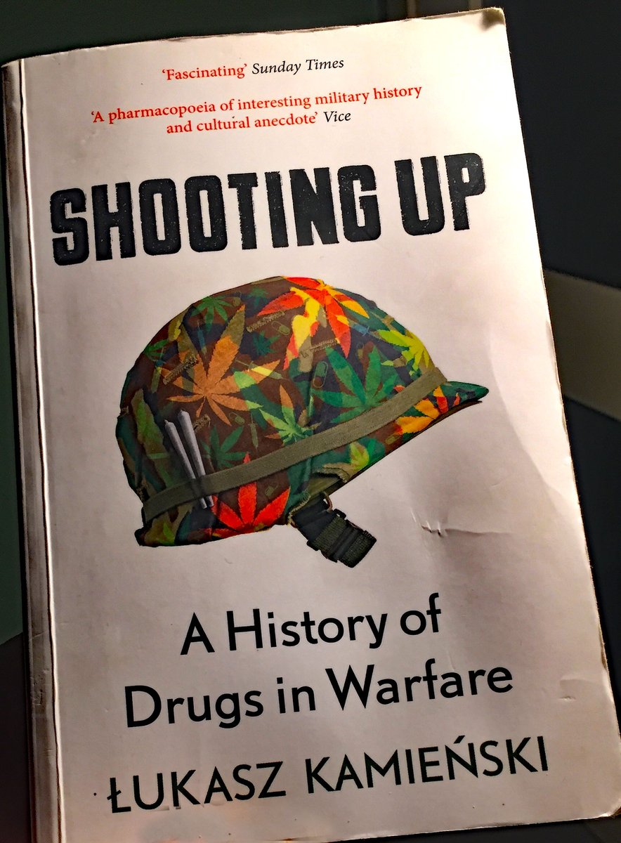 teunvoeten's tweet photo. 't was a long read packed with info, but I finished the brilliant book of @LukaszKamienski on #Drugs and #Warfare
Meticulous research, original philosophical reflection... On #Nazi's on #Meth, #ChildSoldiers on #BrownBrown,#Allied / contemporary #USAirforce pilots and much more https://t.co/LZ5ojMjvfS