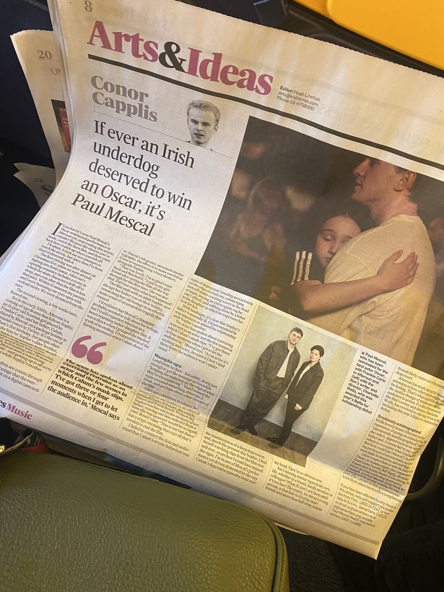 Suiting for an hour on a delayed flight and just read this . Read it only if you have watched #AftersunMovie . Well done @conorcapplis - watch the movie and read this article . Important message for the times we live in. #support #mentalhealth