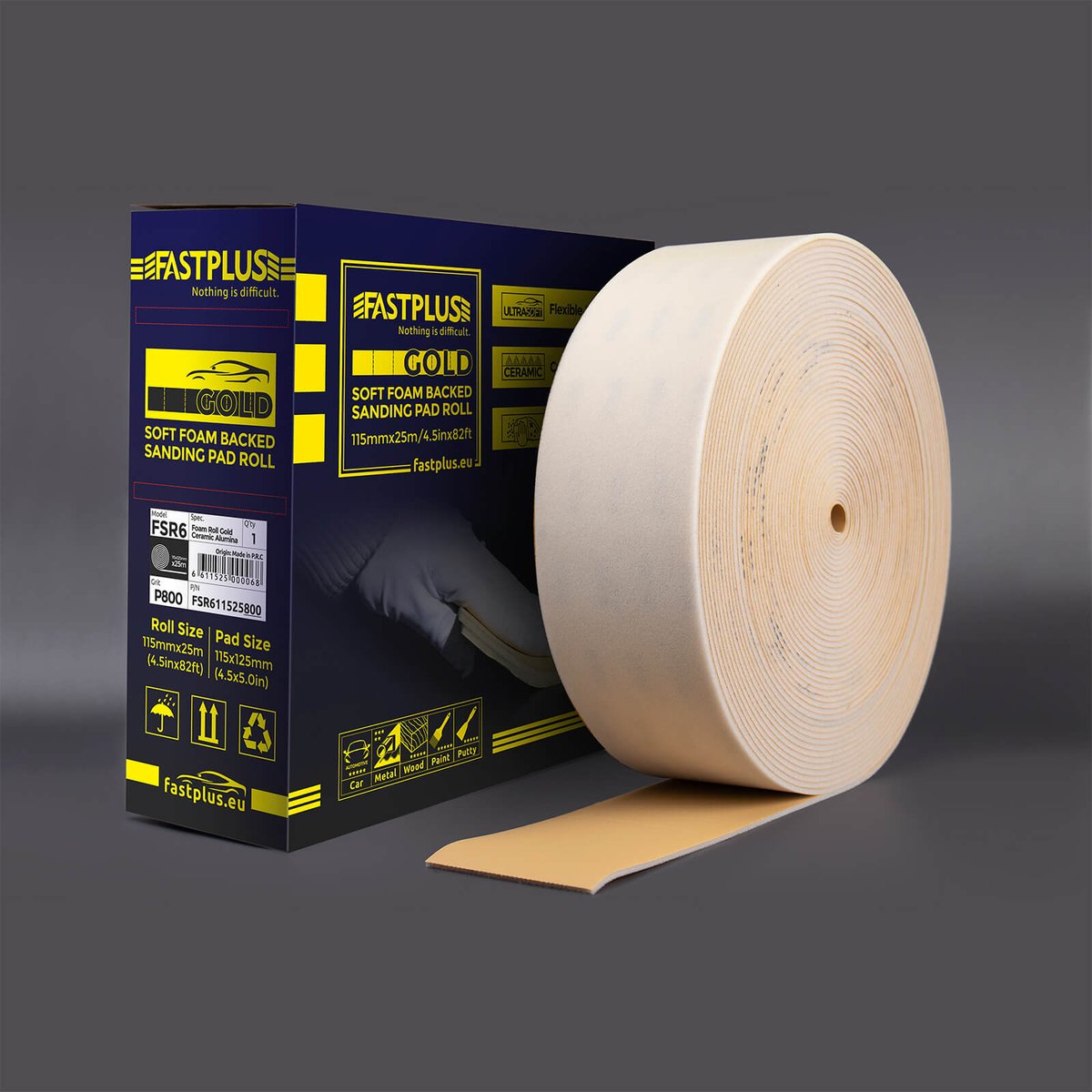 Schaumstoff Schleifpapier Rollen, Flex-ultra Soft Schleifpad 115mmx25m - Gold. Hergestellt von Fastplus Schleifmittel
fastplus.eu/de/products/fo…

#fastplus #schleifmittel #schleifen #schleifpapier #autoschleifen #sanding #autos #polieren #car #metall #holz #autolack