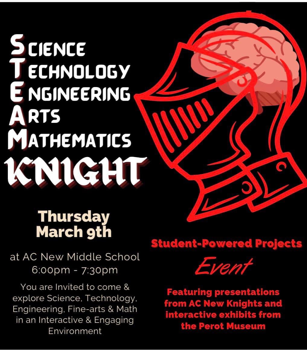 CgossM's tweet image. Lots of unique learning experiences for the community thanks to @PerotMuseum and our AC New Knights!!! #ContinuousLearning #Commitment2Community #EDLDChronicles