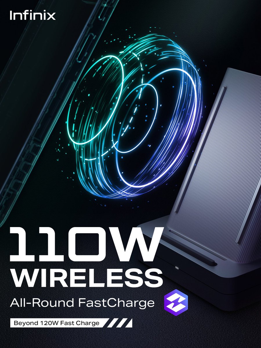Raman_Singh8's tweet image. Infinix 260W Wire Fast🚴三 Charging and 110W Wireless Fast🚴三 Charging🔋⚡announced. 

260W: 1 to 100% in just 10 minutes! 
110W (WL): 1 to 100% battery in just 16 minutes! 
#FastChargeRevolution #Infinix 
#AllAroundFastCharge