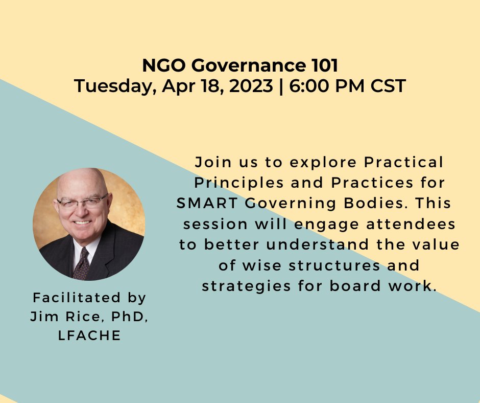 Upcoming MINN event: NGO Governance 101
Tuesday, April 18, 2023 | 6:00 PM  7:30 PM

lnkd.in/gNrVTFk8