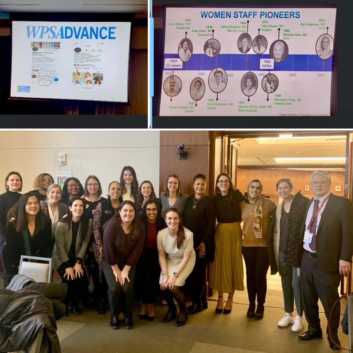 “Ask not what you can do for the women, but what the women can do for the Cleveland Clinic” #obgyn #WomenInMedicine 

<a href="/WPSA1/">Women’s Professional Staff Assn</a> 
<a href="/CleObGynTracks/">Cleveland Clinic OB/GYN Residency</a>