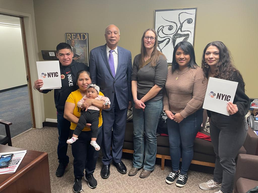 🙏🏽<a href="/JGPretlow/">J Gary Pretlow</a> for your support 4 immigrant 👪  <a href="/WorkersCNY/">Workers' Center CNY</a> brought their smallest member to advocate 4 the 1000s of children who will have to defend themselves alone in front of an ICE attorney if there is no Access to Representation passed in the budget this year #passtheARA