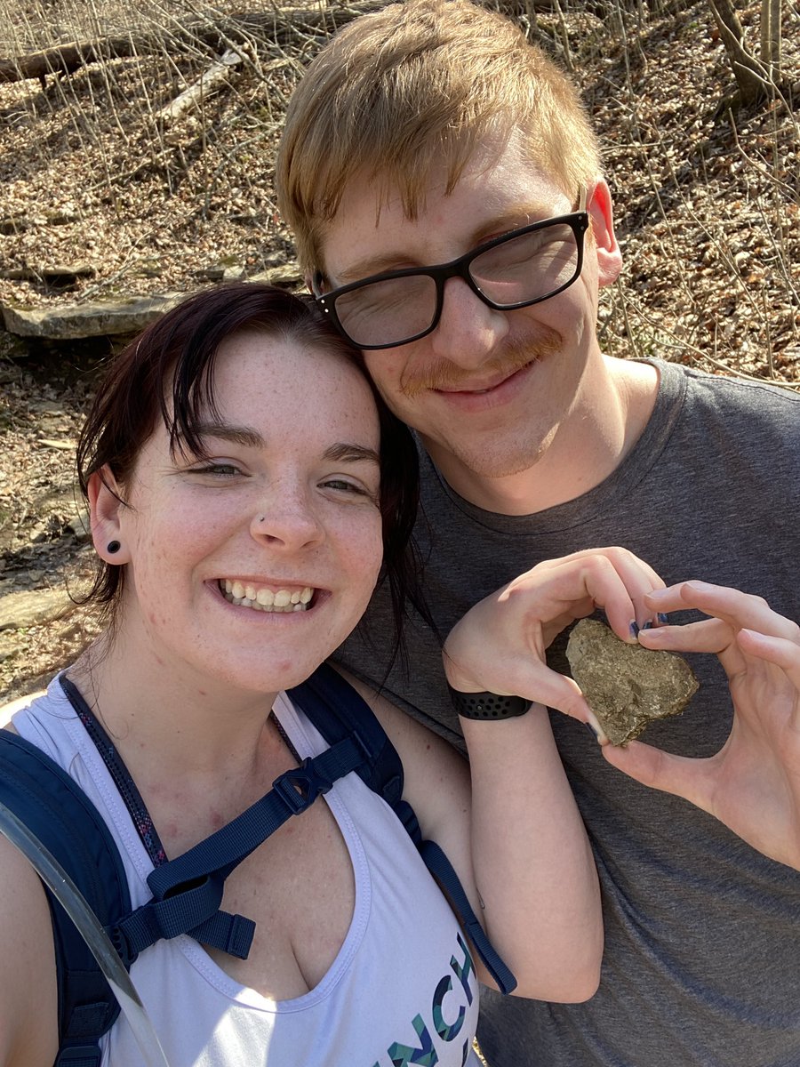 08Katiedid's tweet photo. He’s my rock. (Get it?) 🖤@murrayinnahurry https://t.co/c9Jk1KayaB