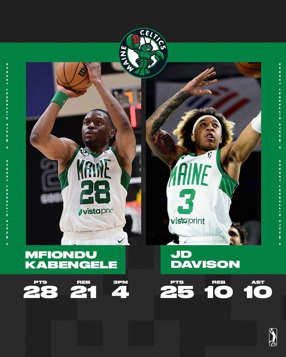 The Celtics Files on Twitter "JDD produced a 201010 tripledouble