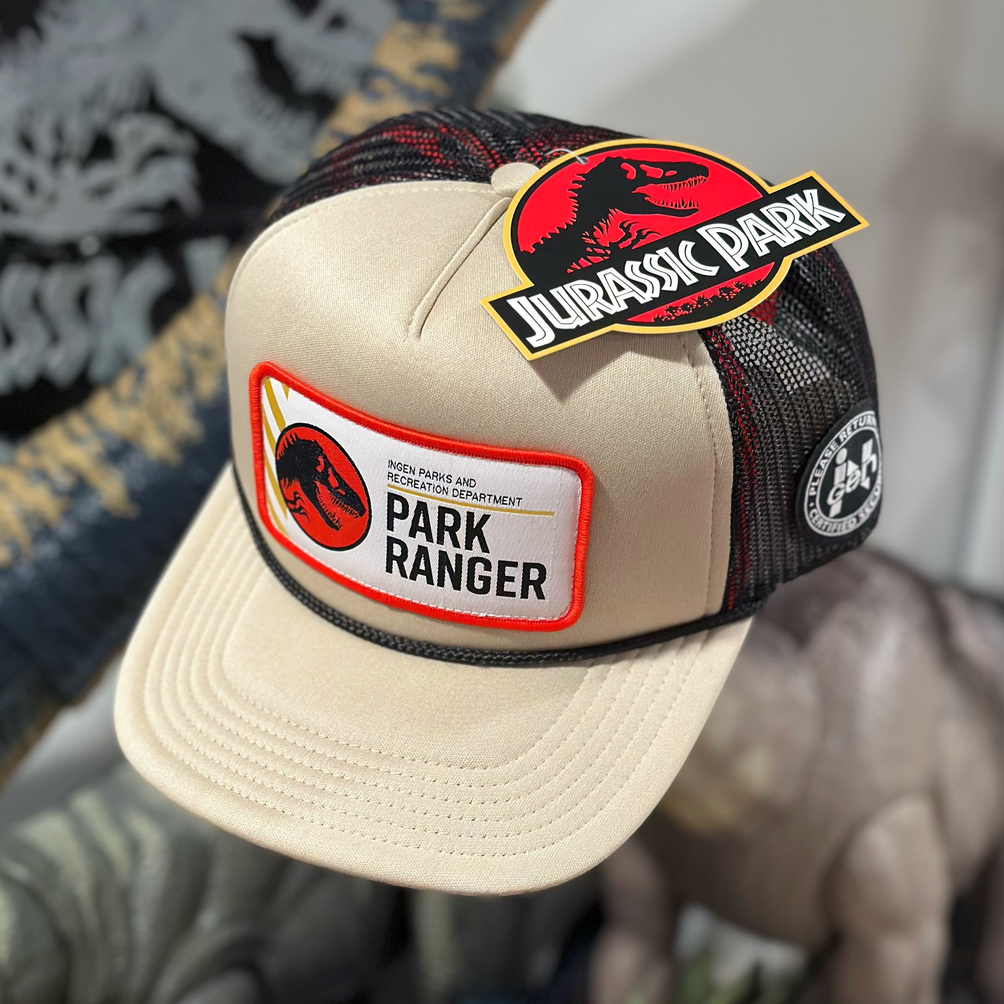 Collect Jurassic on X: IT'S CALLED FASHION! Just got this amazing Park  Ranger hat in the mail — it's peak Jurassic aesthetic for me. Y'all know I  love any kind of “in-universe”