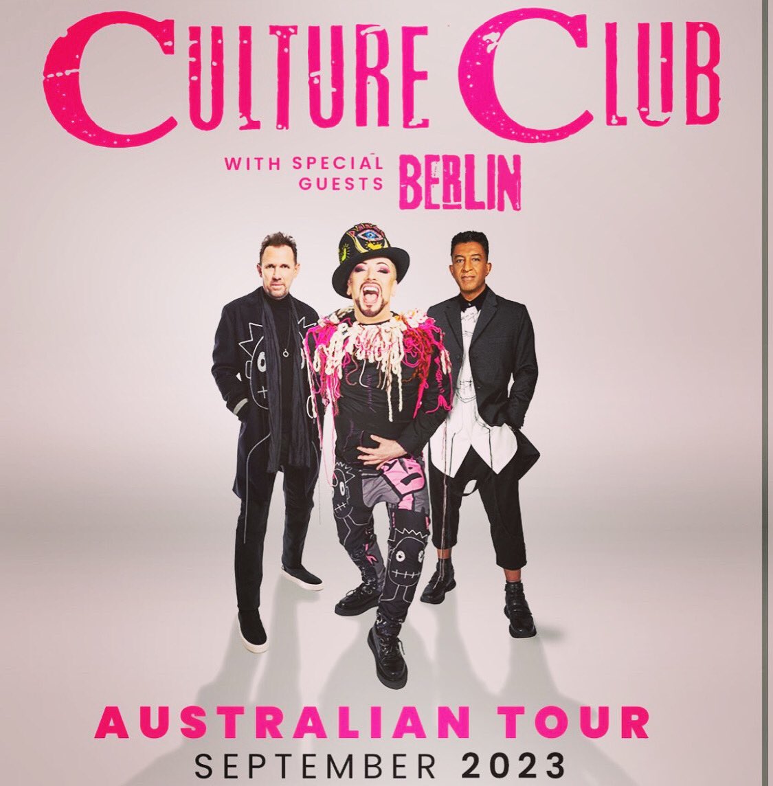 Haven’t tweeted in a while but omg this has made my day!! ❤️🎶❤️ #CultureClub #boygeorge #Australia #Australiantour #bringiton
