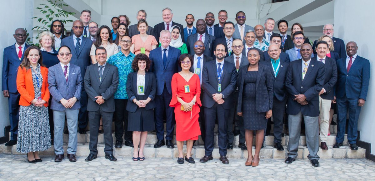 GaloCarreraH's tweet photo. The Legal and Technical Commission of the @ISBAHQ opened its meetings under the 1st part of the 28th session taking place in Kingston, from 7-15 March 2023

The LTC proceeded with the election of @ErasmoLaraC, Mexico, as Chair and Ms. Sissel Eriksen, Norway, as Vice-Chair https://t.co/a18LJqSwZC