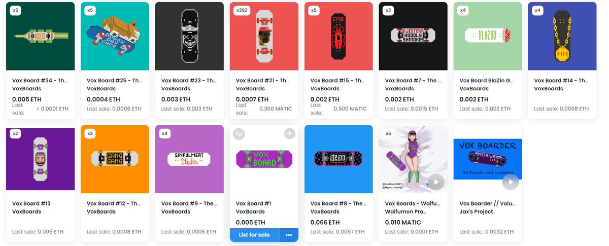 Newkskywalker's tweet image. Another @VoxBoardsNFT #NFTGiveaway 🛹

🏆 3 Winners/ 2 Boards each 

1️⃣Follow @Miguel_Amargo @VoxBoardsNFT
2️⃣Drop #ETH wallet 
3️⃣❤️♻️Tag Friends 

48HR👺

#NFTCommunity #nftcollectors #NewkSKywalker