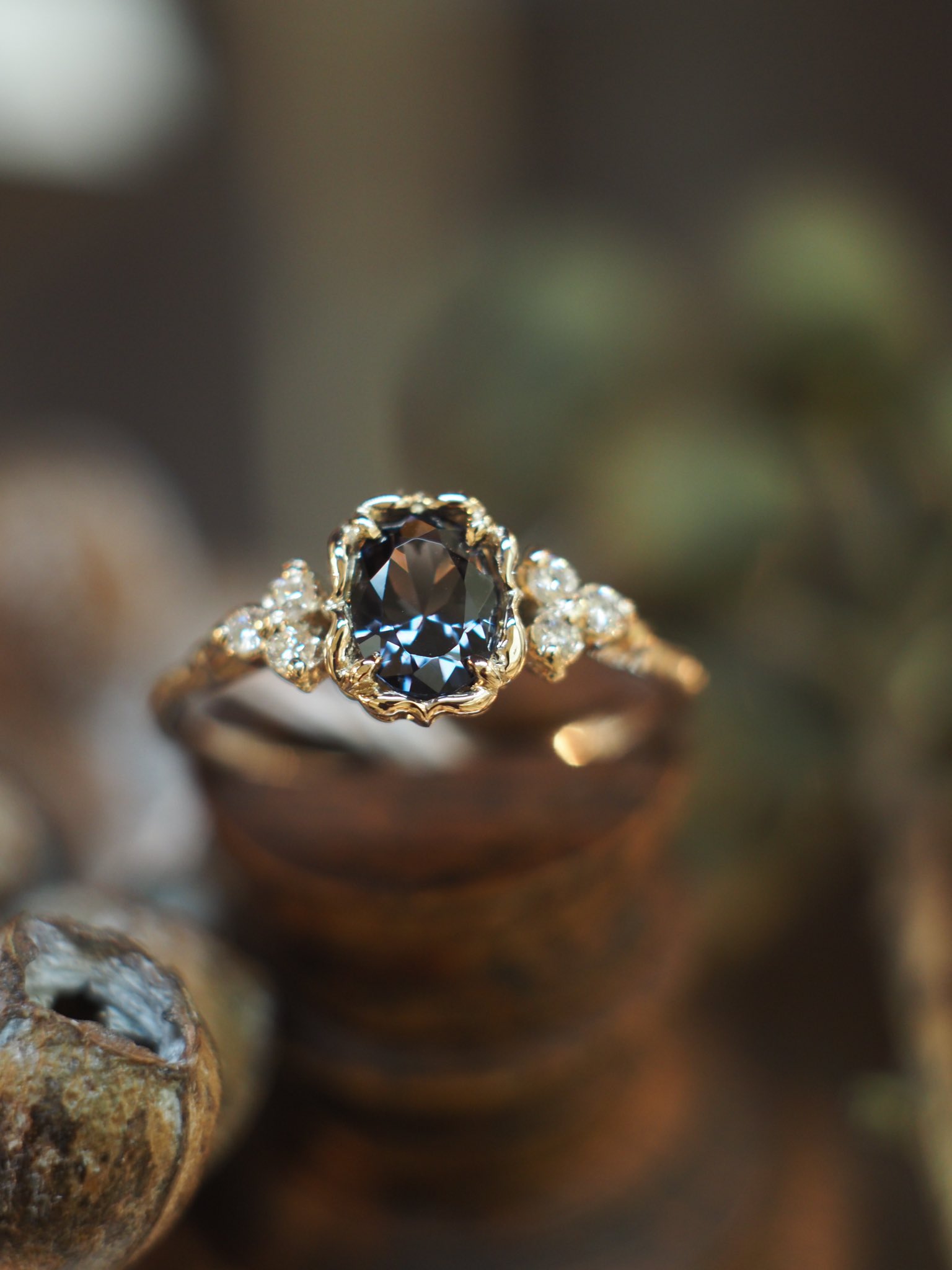 K10リング クリソベリル 13号 kototoki strangeworks Triple Line Ring