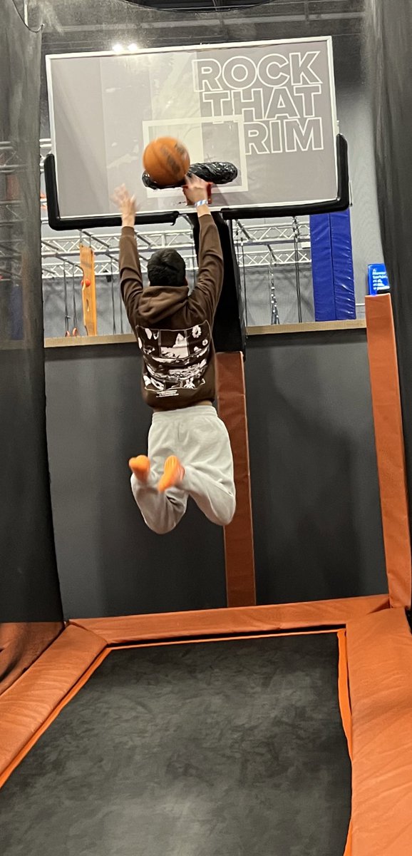 OLCHSStuCo's tweet photo. Yeah. I’d say Student Council members enjoyed themselves on our Sky Zone field trip. 😁🤪 #olchspride https://t.co/UXW1hkrrte