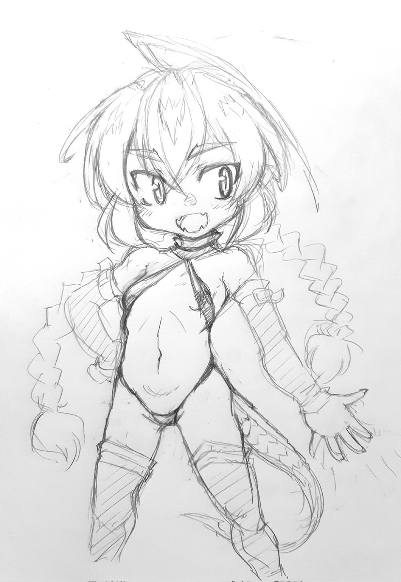 大きさがどうこうより、そのキャラの特徴、魅力として描けたらいいなって思ってるよ!ほんとほんと。 