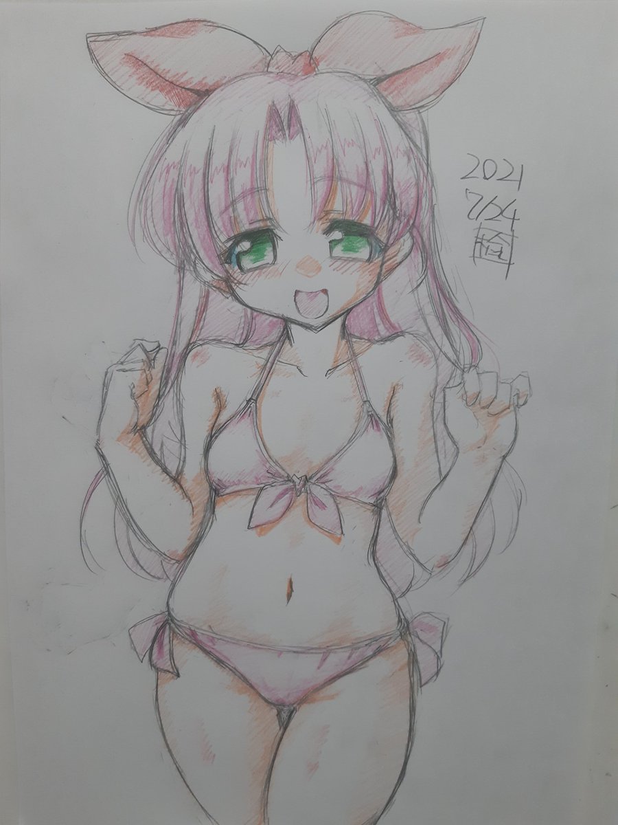 大きさがどうこうより、そのキャラの特徴、魅力として描けたらいいなって思ってるよ!ほんとほんと。 