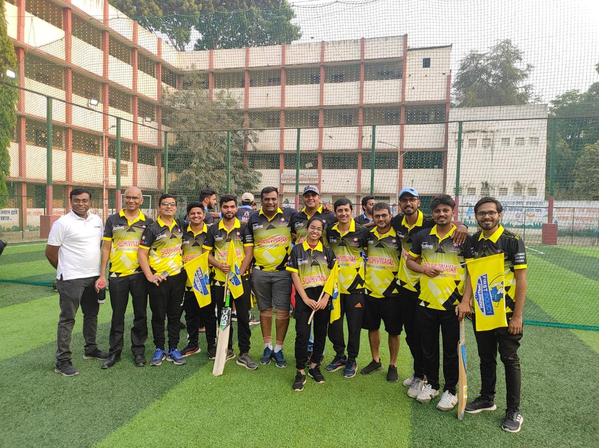 FirstPolicy_in's tweet photo. The @FirstPolicy_in Challengers #cricket team emerged as the 2nd runners-up at the #JCAF Cricket League #2023 held in #Pune. Congratulations to the team for their remarkable achievement in this highly competitive tournament!
#riskmanagement #insurance #liability #irdai #ibai https://t.co/iT8XU129AT