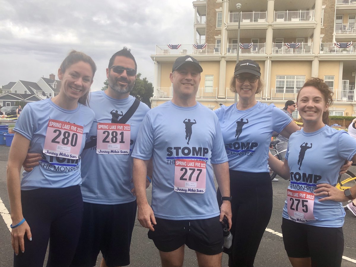 StomptheMonster's tweet photo. The 2023 #SpringLakeFive is on! #StompTheMonster is thrilled to announce that we're an Official Charity Partner and looking for runners to join our team.

The deadline to register is April 15th. Reach out to Sandy Anderson at s.anderson@stompthemonster.com for more details. https://t.co/kjaehw3a6w