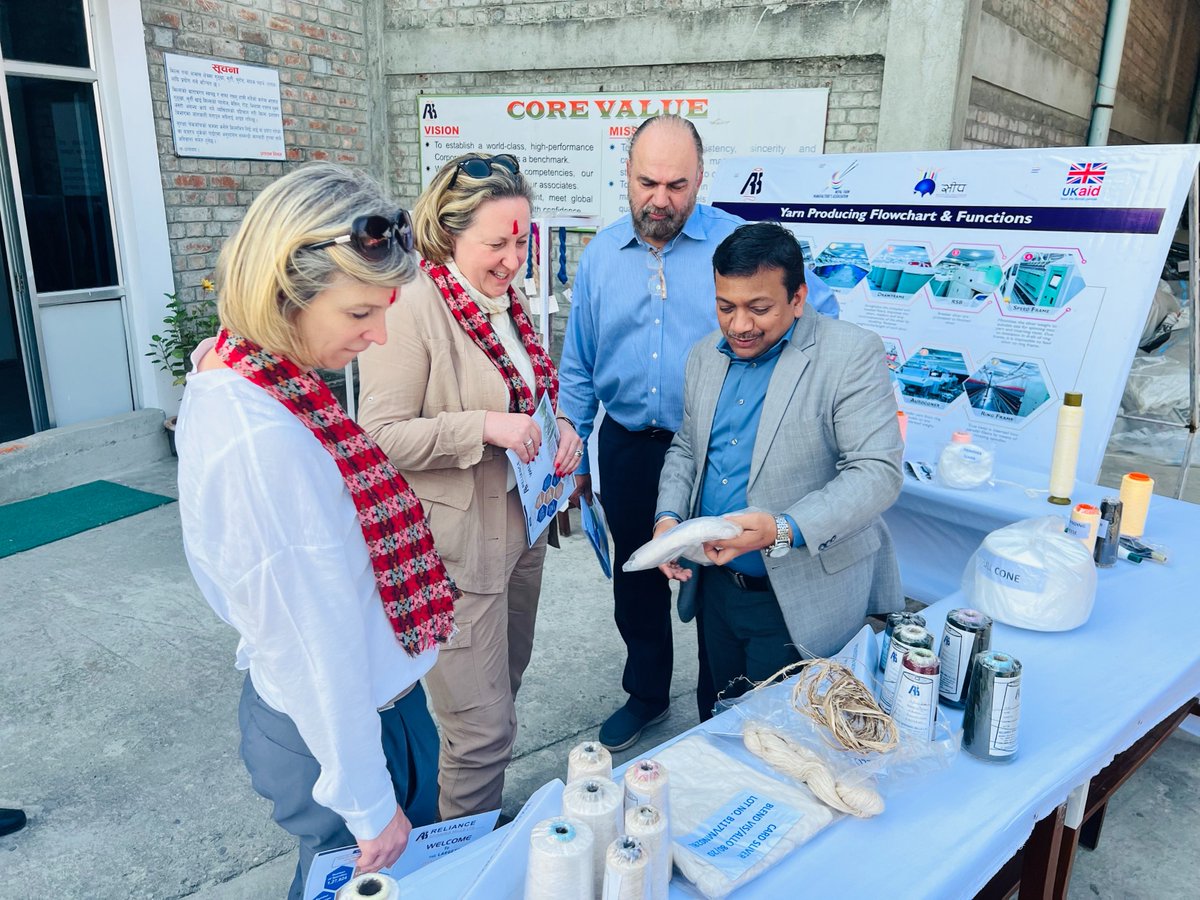SEEP_Programme's tweet image. Delighted to showcase the change led by Reliance’s people-first approach in Biratnagar yesterday; extensive mobilization strategies to skilling & employing women & marginalized groups; effectively creating enabling environment through hostel, childcare & other services@UKinNepal