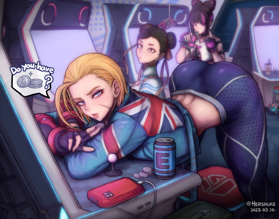 hershuar's tweet photo. Scary Arcade Aunties😨
#StreetFighter #SF6 #fanart #Cammy #CammyWhite #ChunLi #Juri #JuriHan https://t.co/6y6AJ54GKj