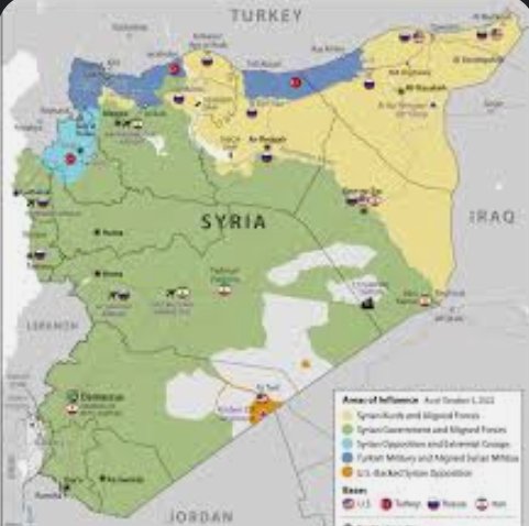 anthonyzenkus's tweet image. The United States is currently occupying a larger portion of Syria than Russia is of Ukraine.
