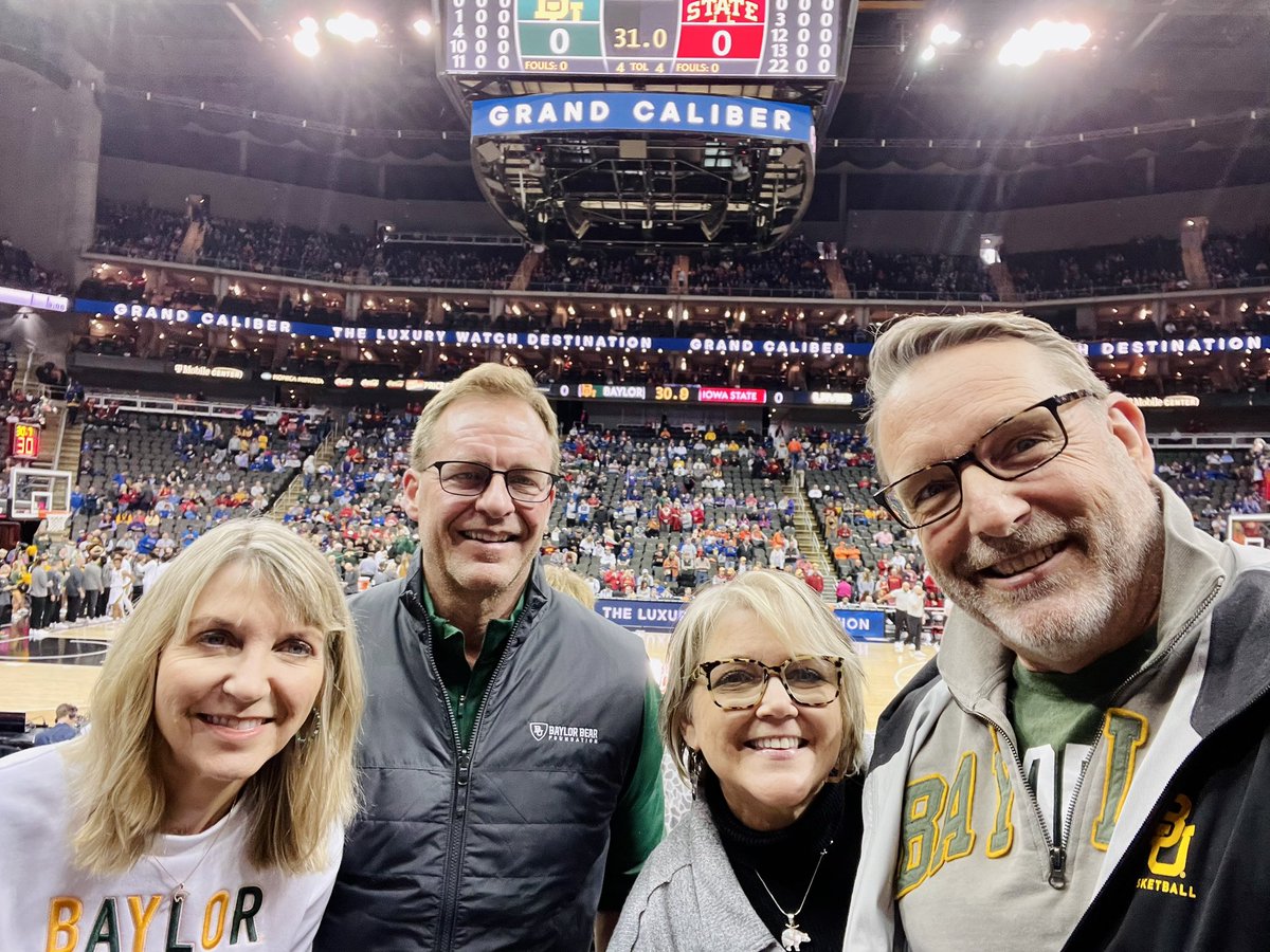 More fun when we win, but time with friends is always a treat. #SicEm #Big12MBB