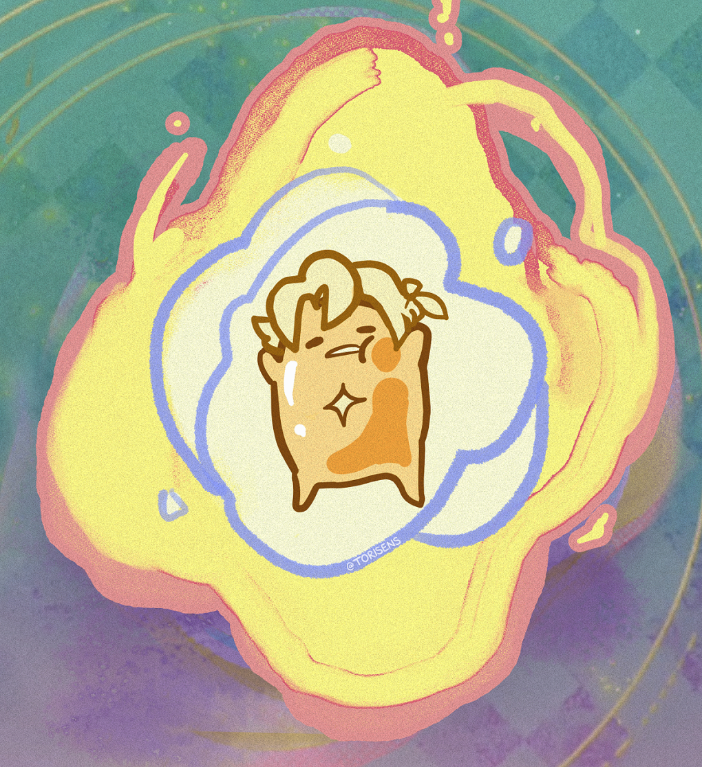 torisens's tweet image. (windblume act 3)

&quot;i&apos;m raising a son.&quot; 🌻🥚 #アルベド #albedo #genshinimpact