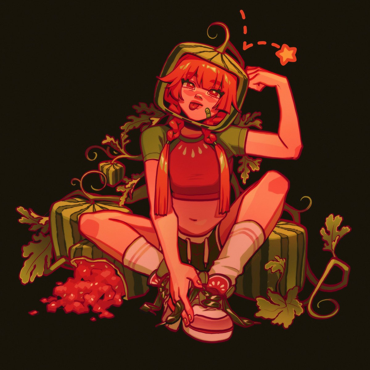 azuratis's tweet photo. 🍉 https://t.co/HhLnObBkCZ