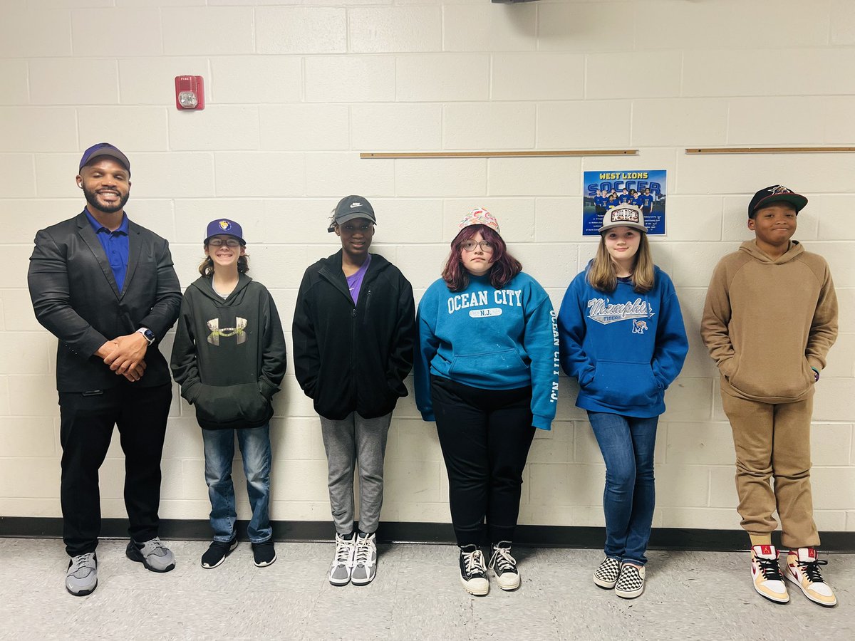 West Junior High School on Twitter "Today Lions wore their coolest hat