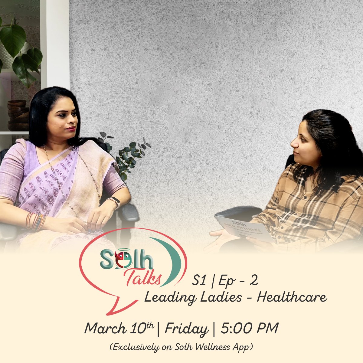 solhappofficial's tweet photo. We're excited to announce that the Solh Talks | Season 1 | Leading Ladies | Episode 2 | Healthcare will be live Today! 🎉🎉

#SolhTalks #TalkShow #LeadingLadies #EmbraceEquity https://t.co/gi6Sa9vgFP