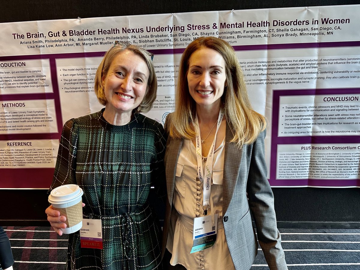 Ariana L Smith (@arianasmith23) on Twitter photo Bringing bladder health to #SUFU23 with my RISE FOR HEALTH co-lead Siobhan Sutcliffe <a href="/PlusConsortium/">PLUS Research Consortium</a> Bringing bladder health to #SUFU23 with my RISE FOR HEALTH co-lead Siobhan Sutcliffe <a href="/PlusConsortium/">PLUS Research Consortium</a>