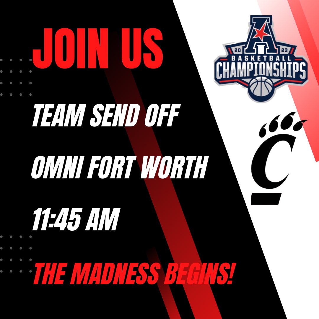 🄻🄴🅃’🅂 🄶🄾 🄱🄴🄰🅁🄲🄰🅃🅂! Beat Temple! <a href="/GoBEARCATS/">Cincinnati Bearcats</a> <a href="/TUCBIDG/">UC Bearcat Bands</a> <a href="/TheCincyBearcat/">Bearcat</a> <a href="/GoBearcatsMBB/">Cincinnati Men’s Hoops</a>