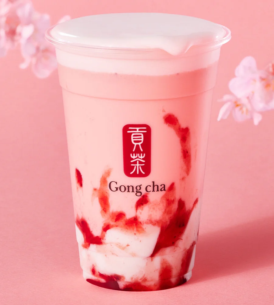 「いちご杏仁」復刻！Gong Cha新作ドリンク！