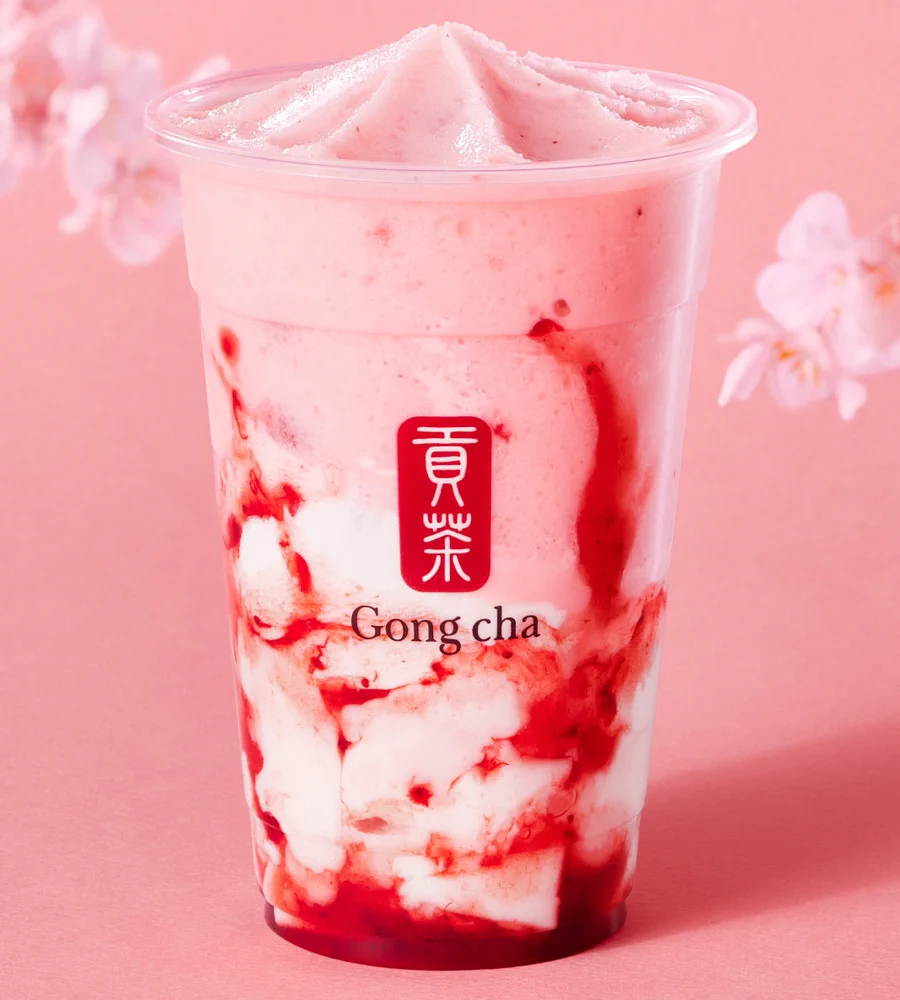 「いちご杏仁」復刻！Gong Cha新作ドリンク！