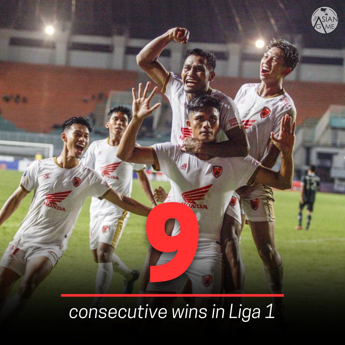 🇮🇩 They needed a 𝟗𝟔𝐭𝐡 𝐦𝐢𝐧𝐮𝐭𝐞 penalty to do it, but <a href="/PSM_Makassar/">PSM Makassar</a>'s 1-0 win over Persikabo 1973 was their NINTH STRAIGHT win in <a href="/Liga1Match/">BRI Liga 1</a> and puts them one step closer to the #BRILiga1 title! 🏆 

#EwakoPSM #PSMDAY