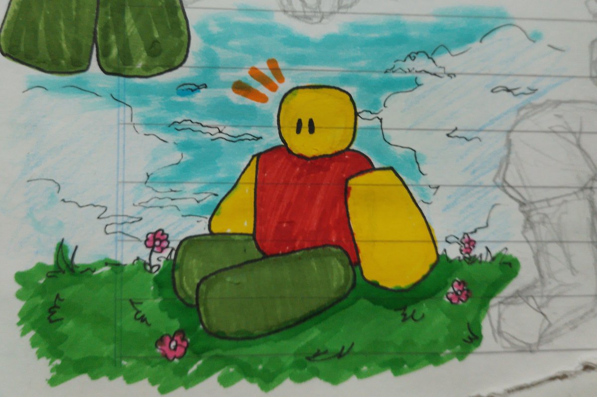 themuffin_00's tweet image. ¡Jim! #jimcomputer #art #robloxart