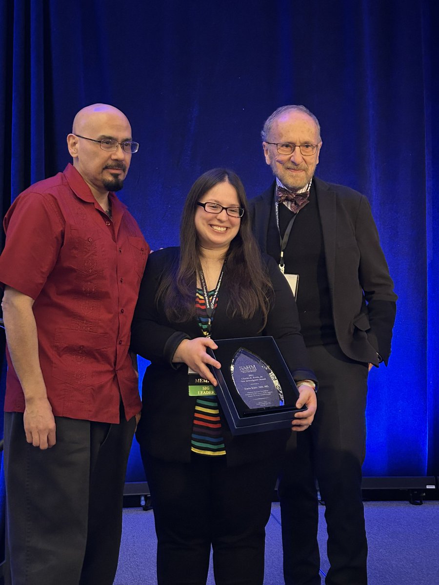 So proud of the #SAHM23 New Investigator winner <a href="/Kacie_Kidd/">Kacie Kidd</a> for her incredible research amplifying voices of parents/caregivers of gender diverse youth. Thank you for bringing grace and intention to your work! You are an inspiration ❤️