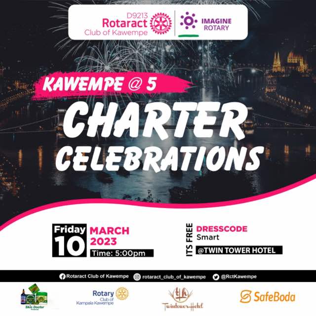 This is the day God has made , let's join our partners @RctKawempe in service as they celebrate 5years. 
#ImagineRotary