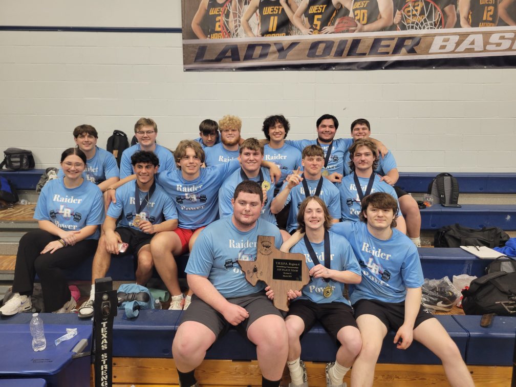 THSPA (@txhspwl) on Twitter photo The 2023 Region 4 Division 2 Champions are …. <a href="/RaiderLifting/">Lumberton Powerlifting</a> led by <a href="/coachmanous/">Aaron Manous</a>! Congrats to the Raiders and Good Luck at State! #theroadtoabilene23 #thspa2023 The 2023 Region 4 Division 2 Champions are …. <a href="/RaiderLifting/">Lumberton Powerlifting</a> led by <a href="/coachmanous/">Aaron Manous</a>! Congrats to the Raiders and Good Luck at State! #theroadtoabilene23 #thspa2023