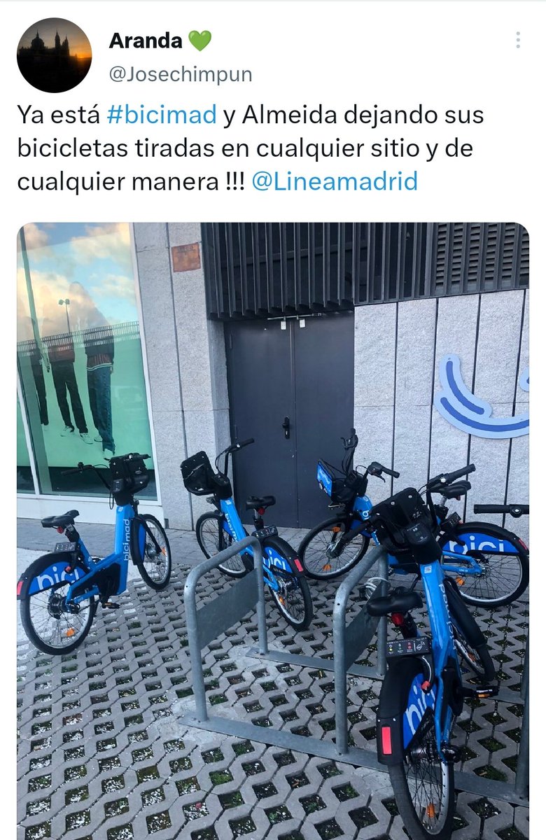 BicimadL's tweet photo. Comienza el principio del desastre a puertas de temporada alta en @Bicimad https://t.co/3YDRD8cw6K