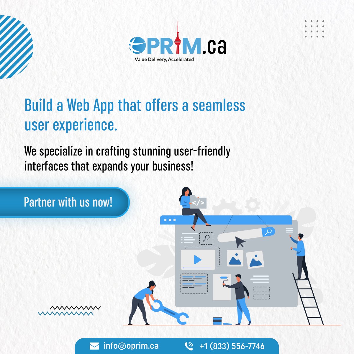 oprim_inc's tweet image. Make your web app designs modern for the best UI/UX experience.
Partner with us at - oprim.ca/ui-ux-solution… | info@oprim.com | +1 (833) 556-7746
#OPRIM #WebAppDeveloper #WebAppDevelopment #UserInterface #UserExpereince #UIUX #DigitalTransformation #MobileFriendly #ITSolution