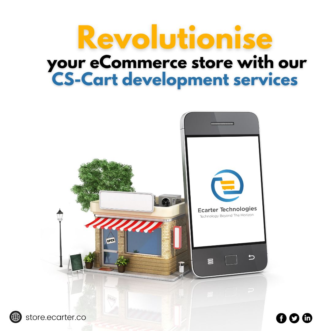 EcarterTech's tweet image. Ready to take your eCommerce store to the next level? 🚀💻 Our CS-Cart development services can help you achieve your goals! From customizations to integrations, we've got you covered. Contact us today to learn more! #Ecartertechnologies #CSCartdevelopment #ecommerce