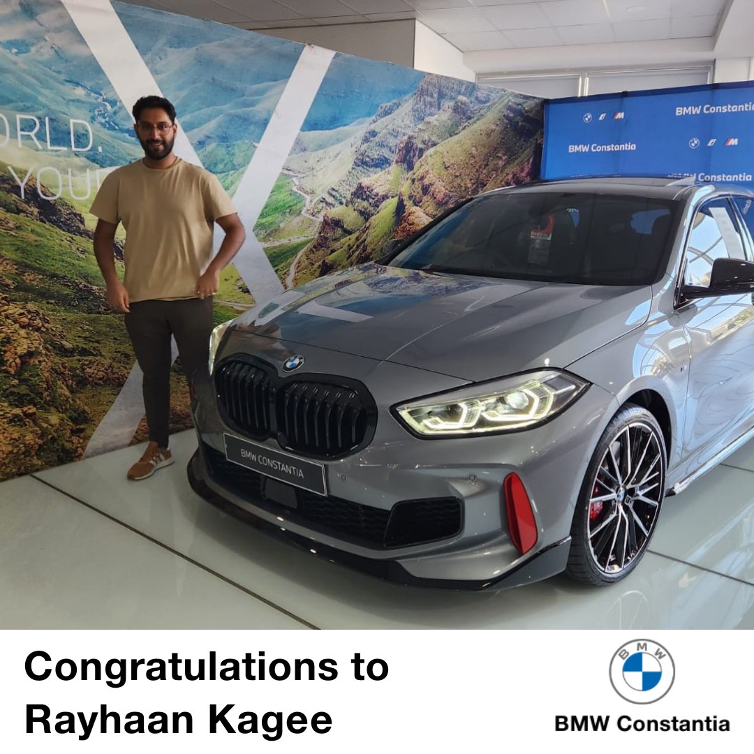 Congratulations to Rayhaan Kagee on taking delivery of his  newBMW 128ti. Wishing you nothing but memorable mileage!

Sales Executive: Nick

#BMWConstantia #Deliveries #BMW