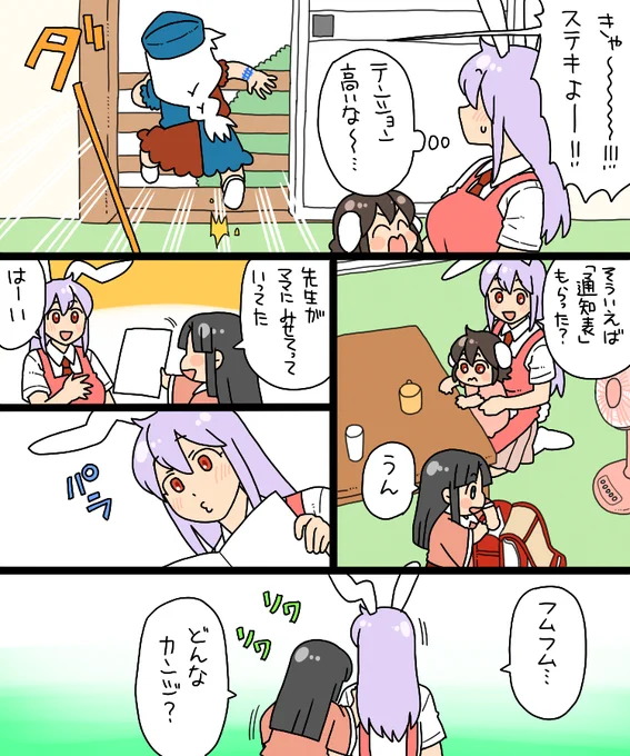ママんげ永29話目進捗
通知表イベント 